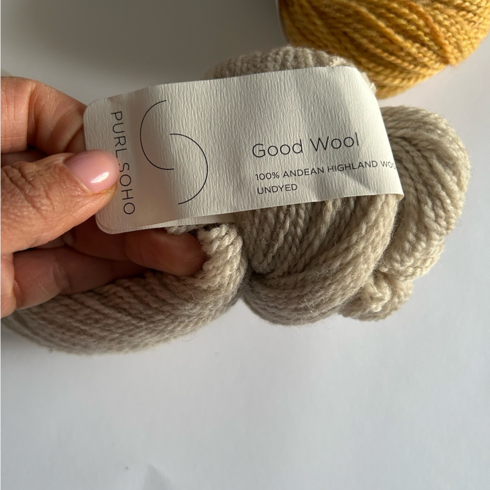 Beautiful bundle of 3 skeins of Purl Soho Good Wool, a premium,high-quality yarn - Picture 8 of 9